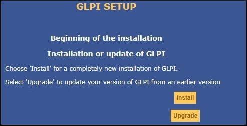 GLPI Installation